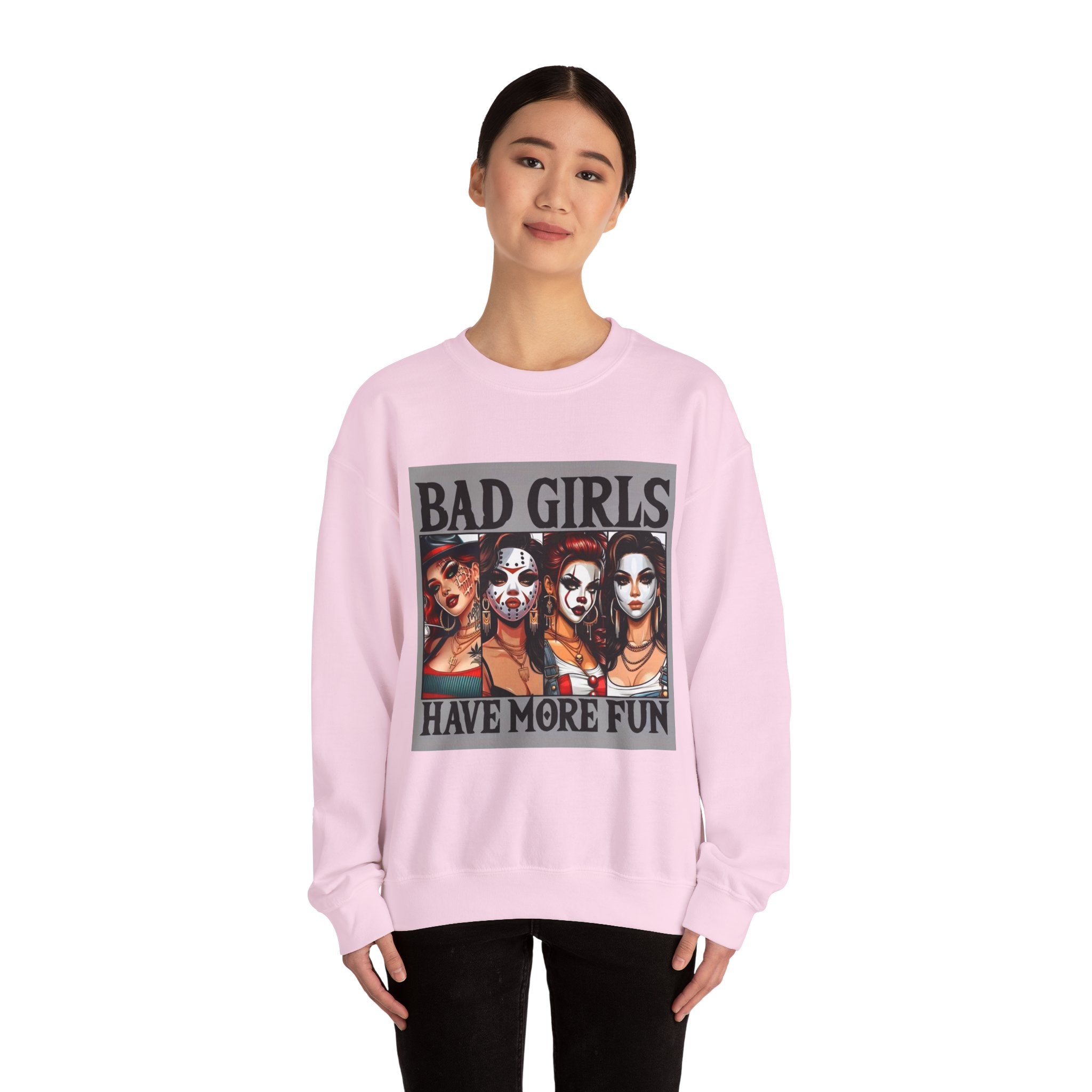 Bad Girls Have More Fun Crewneck Sweatshirt, Fun Sweatshirt for Women, Graphic Sweatshirt, Trendy Casual Wear, Unique Gift Idea, [...]