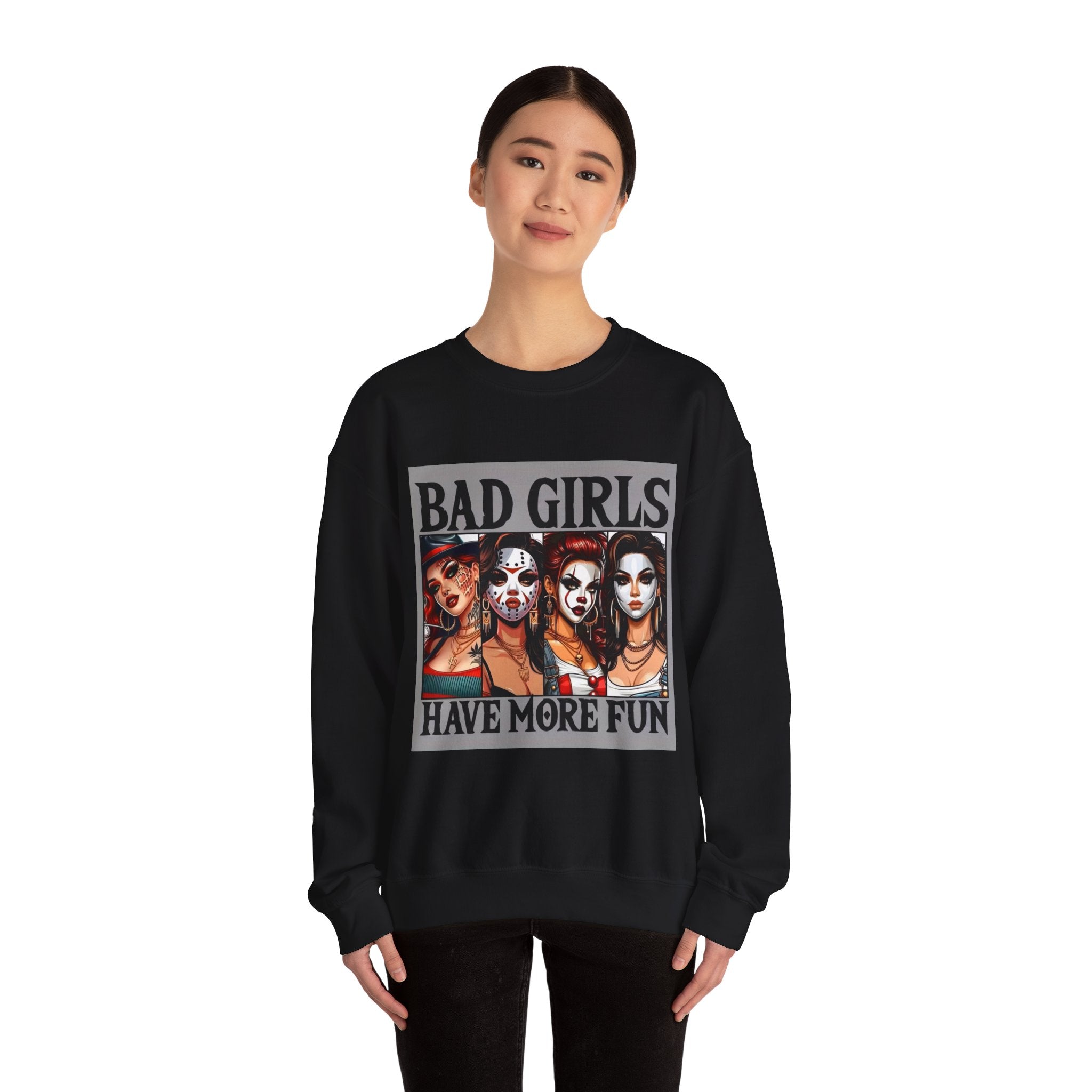 Bad Girls Have More Fun Crewneck Sweatshirt, Fun Sweatshirt for Women, Graphic Sweatshirt, Trendy Casual Wear, Unique Gift Idea, [...]