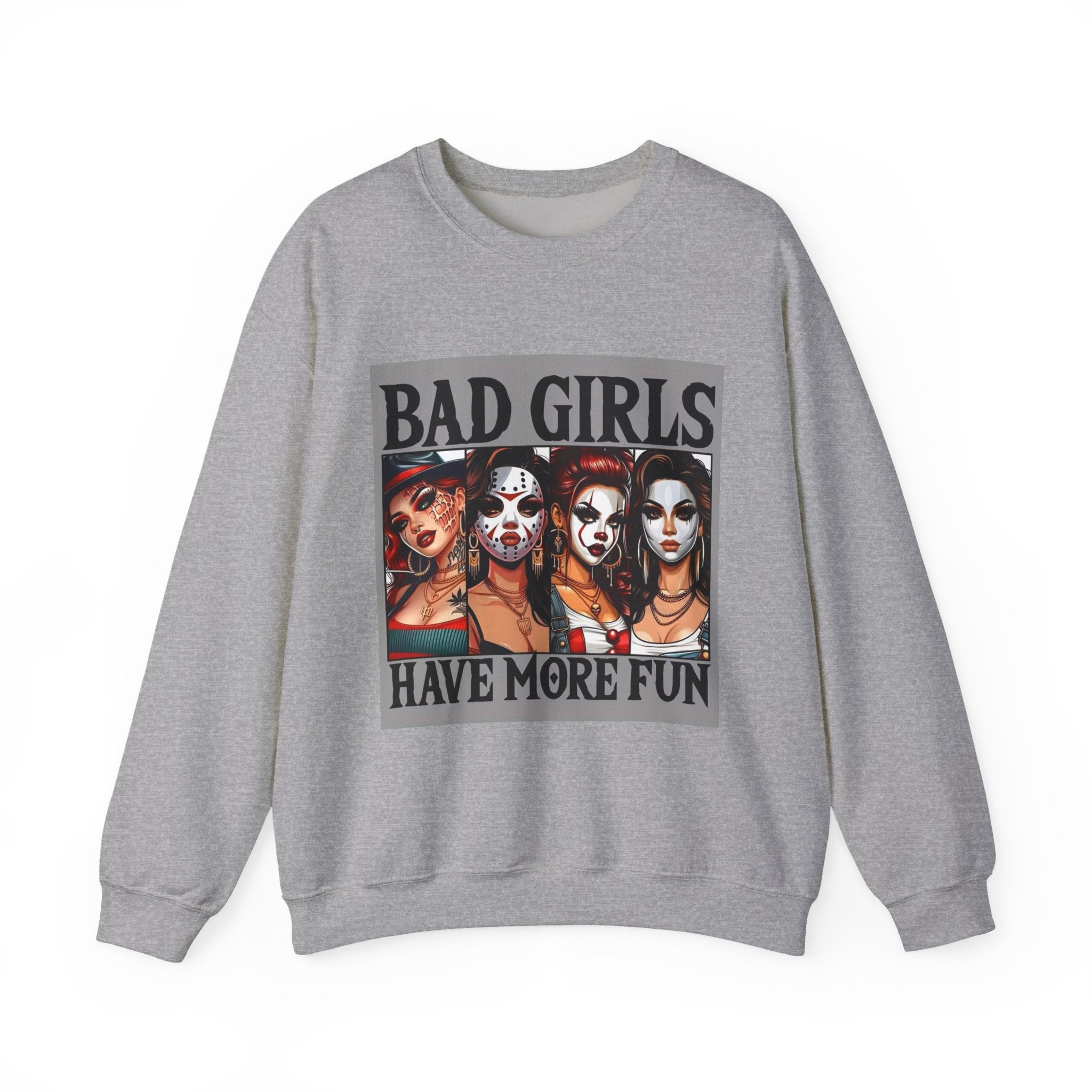 Bad Girls Have More Fun Crewneck Sweatshirt, Fun Sweatshirt for Women, Graphic Sweatshirt, Trendy Casual Wear, Unique Gift Idea, [...]