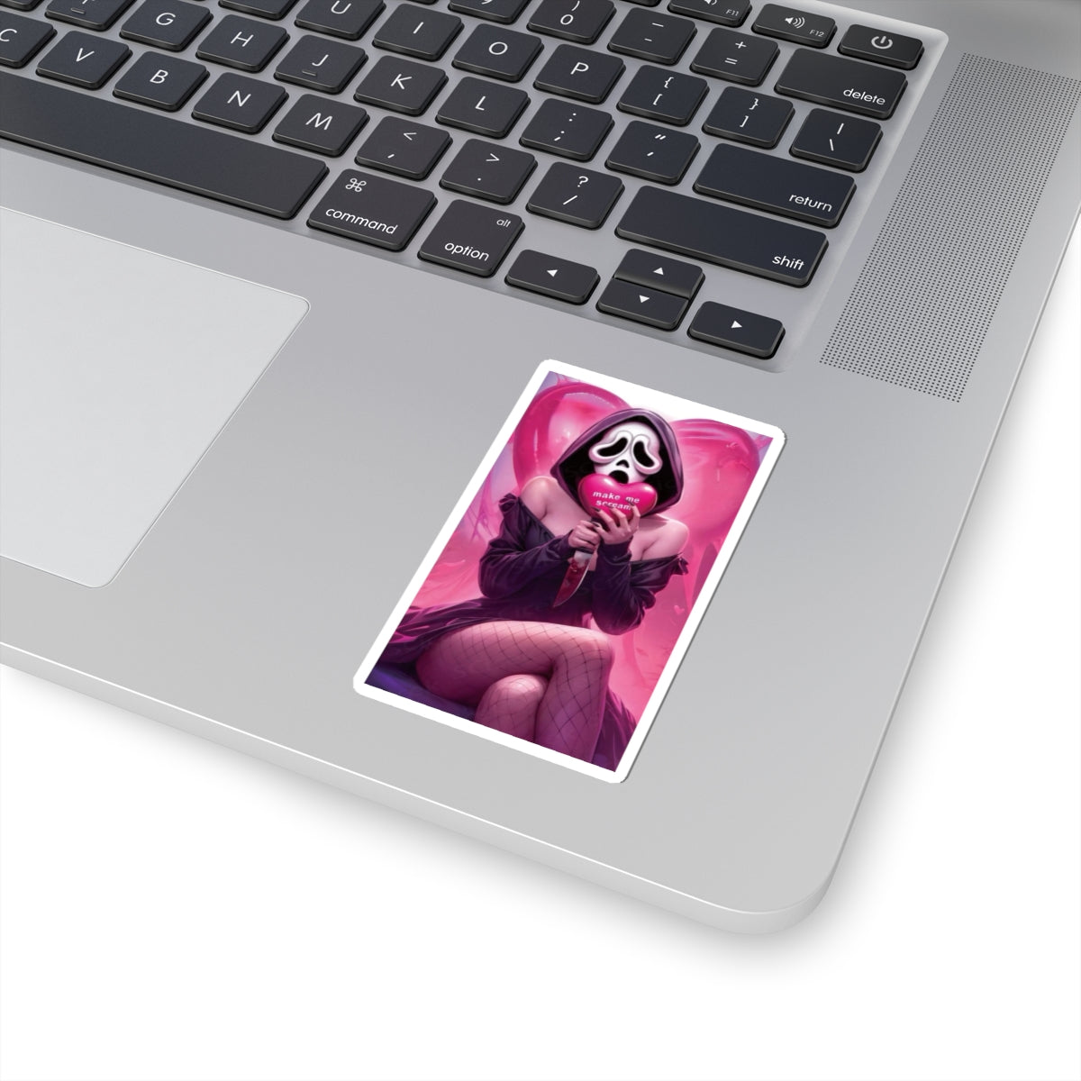 Gothic Kiss-Cut Stickers, Unique Laptop Decor, Valentine’s Day Gifts, Horror Aesthetic, Edgy Home Accessories