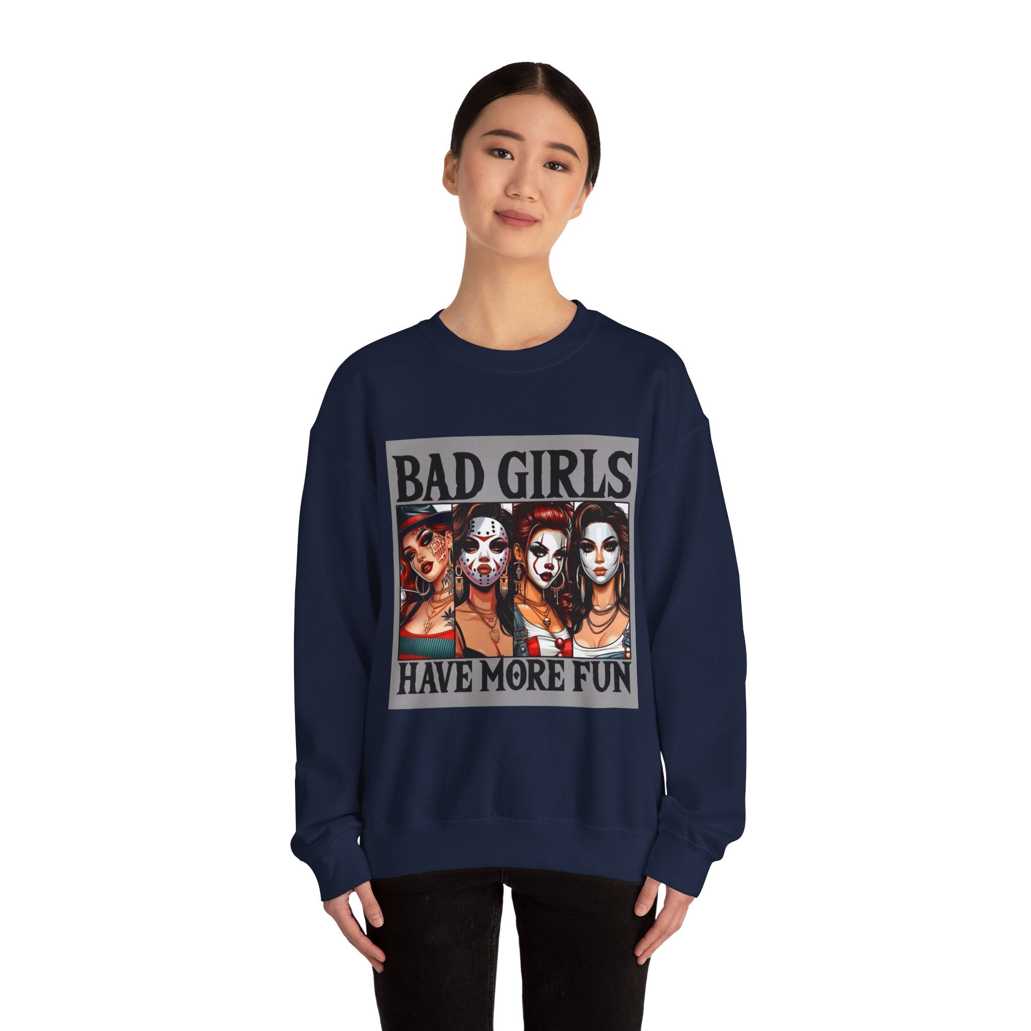 Bad Girls Have More Fun Crewneck Sweatshirt, Fun Sweatshirt for Women, Graphic Sweatshirt, Trendy Casual Wear, Unique Gift Idea, [...]