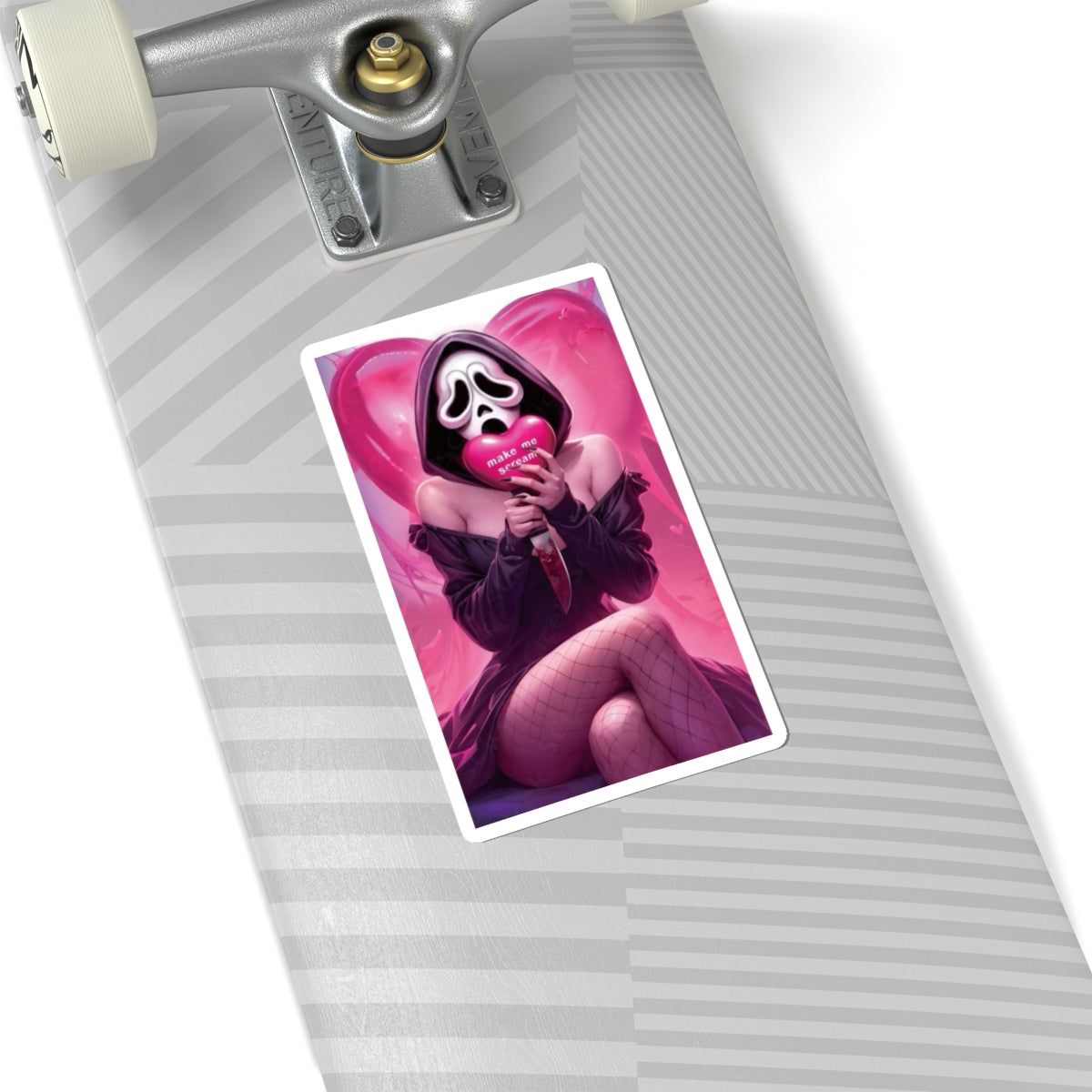 Gothic Kiss-Cut Stickers, Unique Laptop Decor, Valentine’s Day Gifts, Horror Aesthetic, Edgy Home Accessories