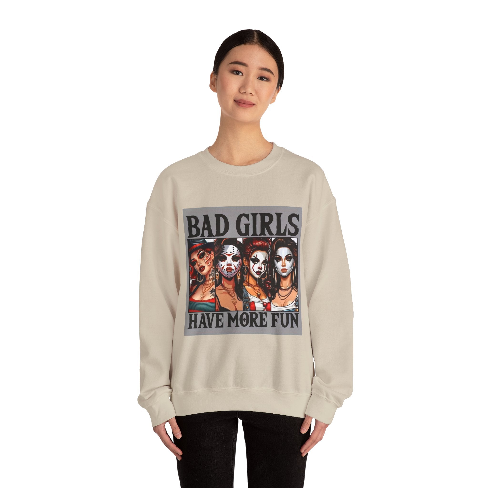 Bad Girls Have More Fun Crewneck Sweatshirt, Fun Sweatshirt for Women, Graphic Sweatshirt, Trendy Casual Wear, Unique Gift Idea, [...]
